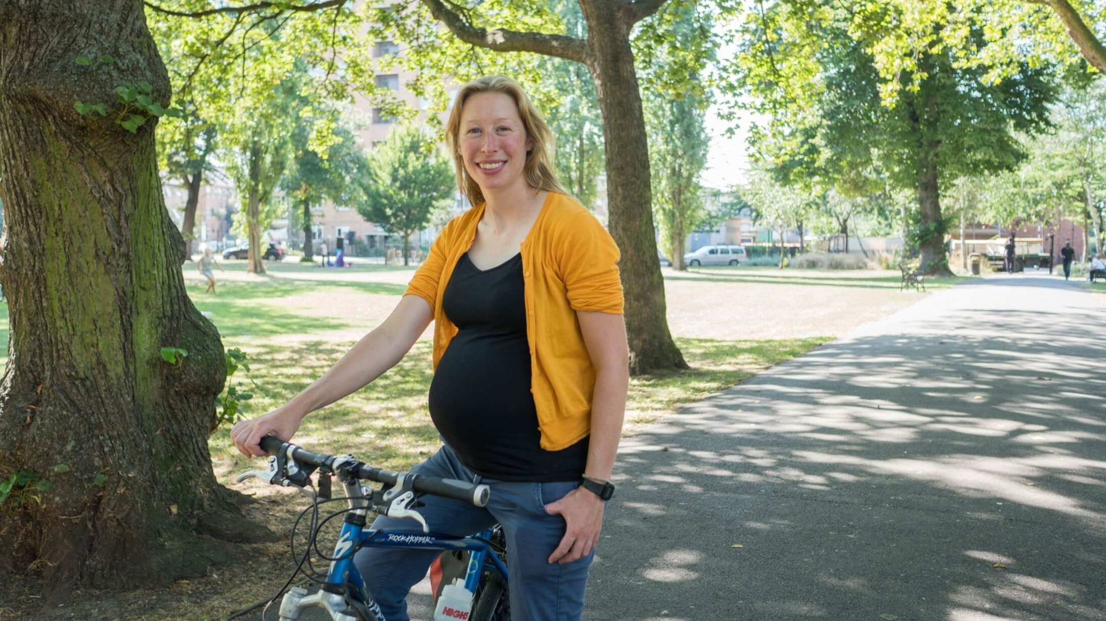 pregnancy time bike travel