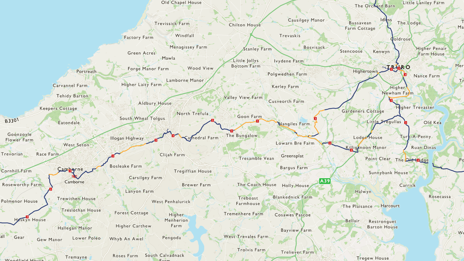 coast to coast cycle route