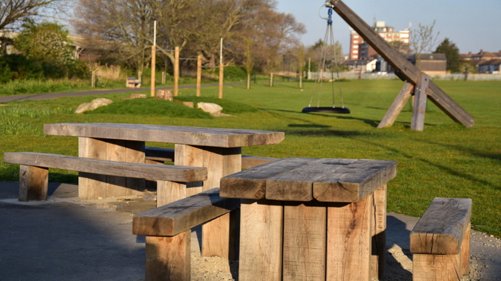 Ripple Greenway - Benches And Swing